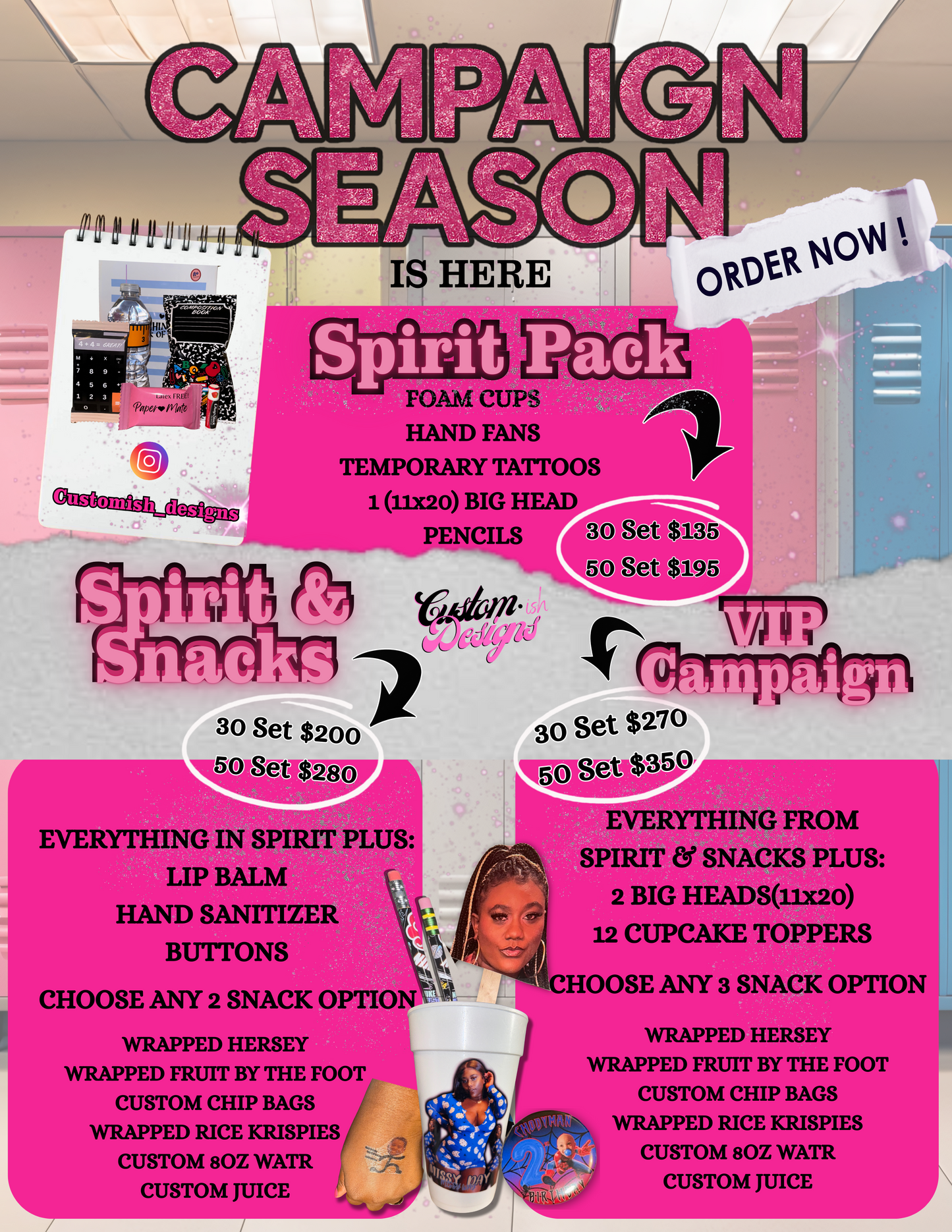Campaign Season Packages ✨