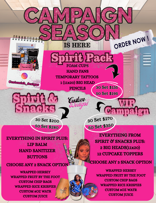 Campaign Season Packages ✨
